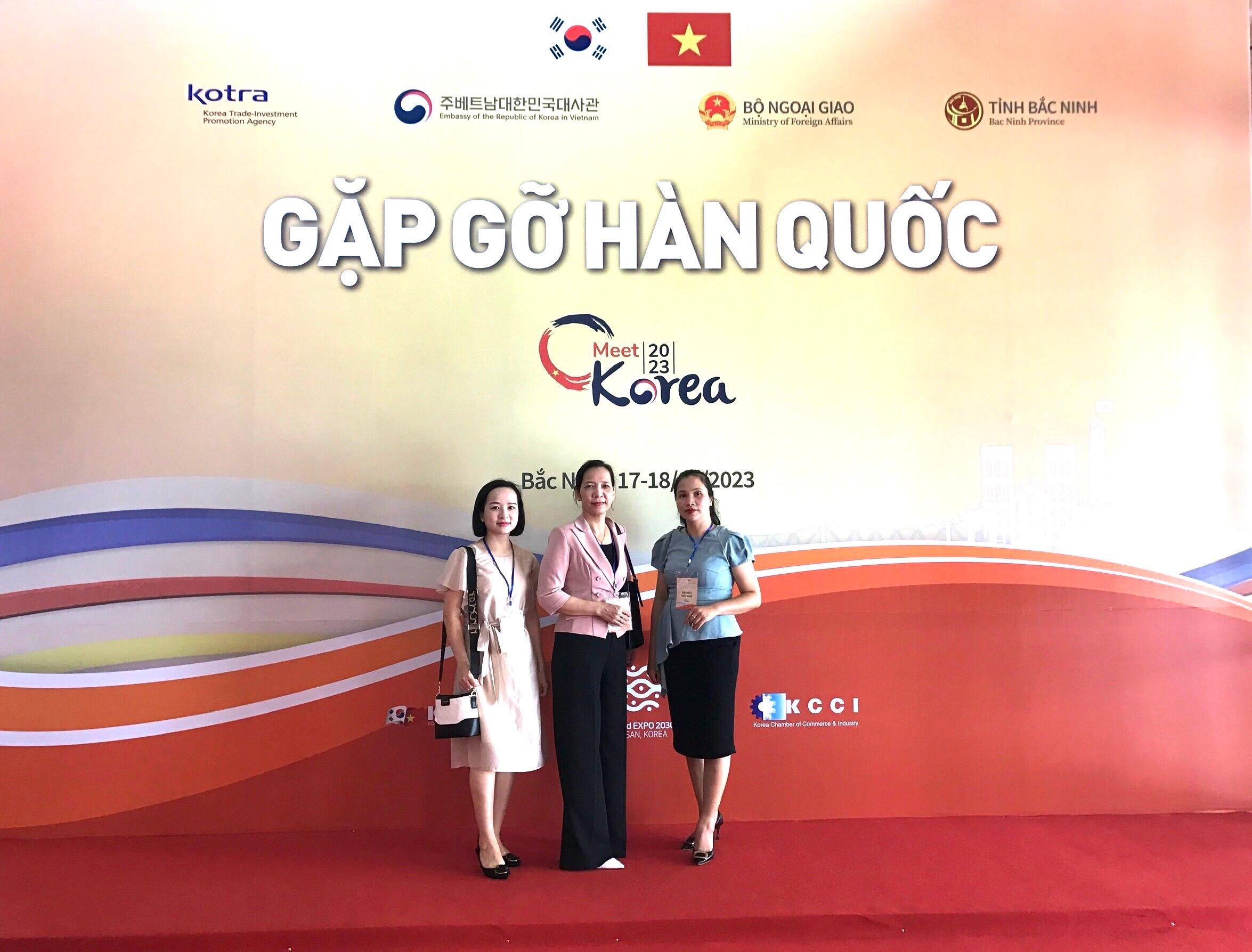 Giám đốc Sở Ngoại vụ tham dự Hội nghị “Gặp gỡ Hàn Quốc” tại Bắc Ninh